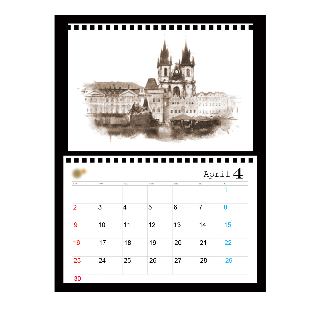 Custom Deluxe Inspiration Desk Pad Calendar
