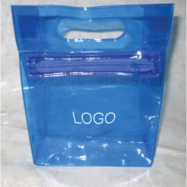 Translucent Cosmetic Toiletry Bag - 8 " x 3 " x 9.5 "