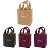 Recycled Custom Non-woven 6 Bottle Wine Totes