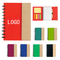 Spiral Notebook With Sticky Notes Flags And Paper Pen