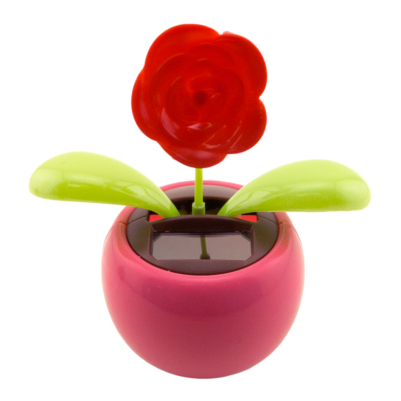 Novelty Solar Energy Dancing Flower Buy solar flip flap online, solar toys, Solar Car Decors