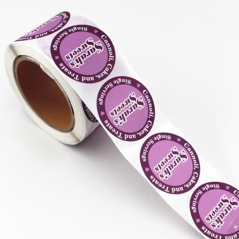4" Round Custom Vinyl Label Stickers Labels for Handmade Packaging Bottle Jars Candle