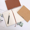 Business Office Student Openwork PU Leather Metal Binder Hardcover Spiral Refillable 6 Ring Journal Personal Planner Notebook