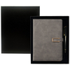 Classic Ruled Premium Paper Notebook with Pen Loop and Pen, A5 200 Pages Soft Faux Leather Hardcover Cover