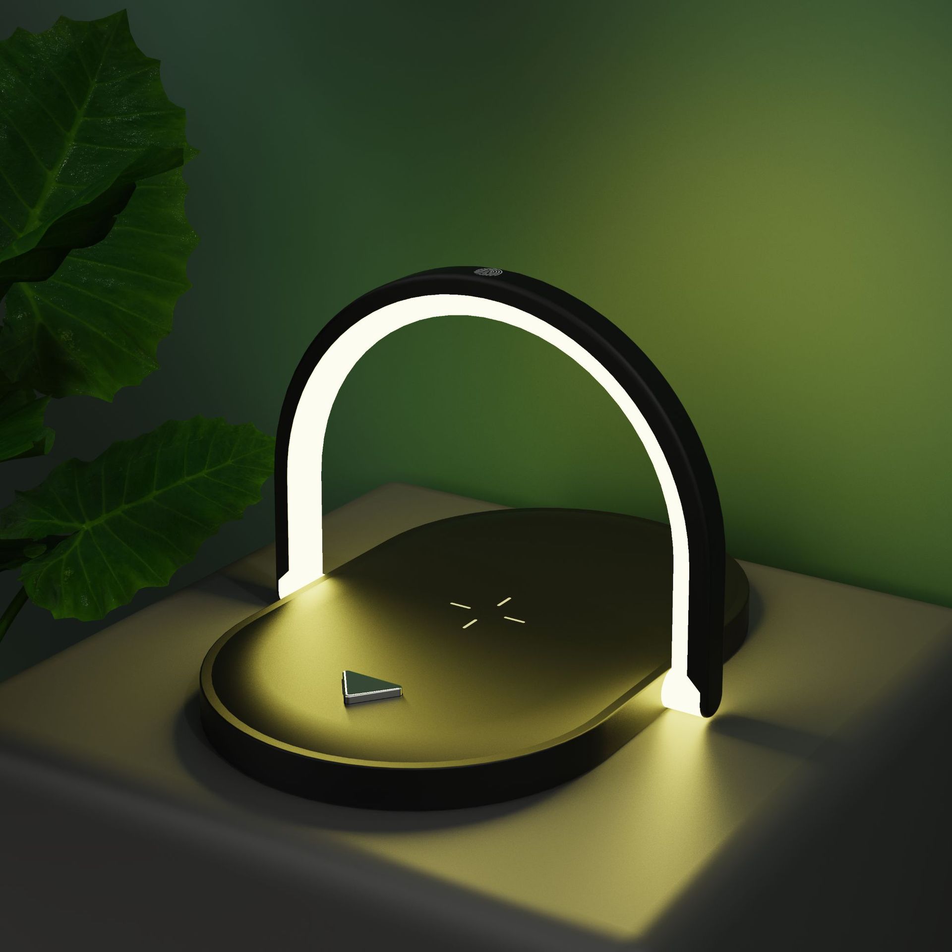 Bedside Lamp Wireless Charger LED Table Lamp with Touch Control Desk Lamp Eye-Caring Reading Light