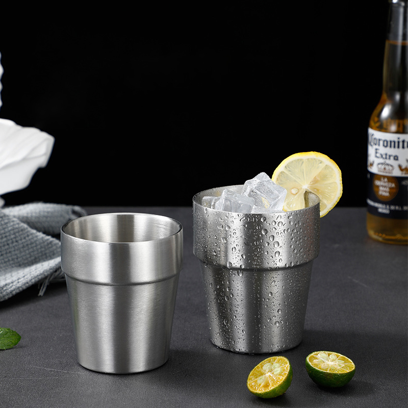 304 Double Layer Stainless Steel Beer & Coffee Mug