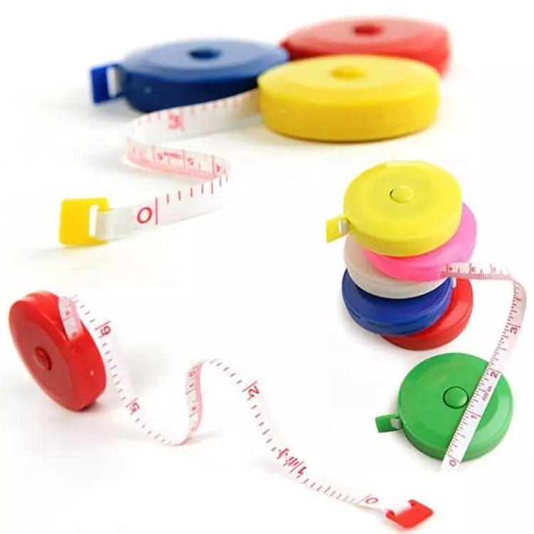 5ft Retractable Measuring Tape for Body Measurements with Plastic Outer Case
