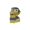 Winter Neutral Colored Striped Scarf Knitted Wool Scarf Preppy Bib