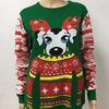 Unisex Christmas Patterns Reindeer Snowman Pullover Sweater