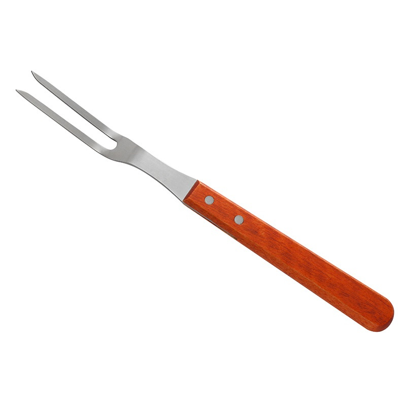 BBQ Fork with Long Wooden Handle