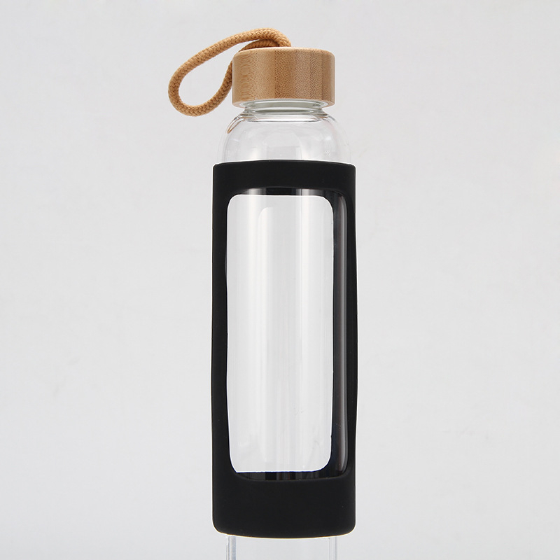 20 oz. Glass Water Bottles with Silicone Sleeve