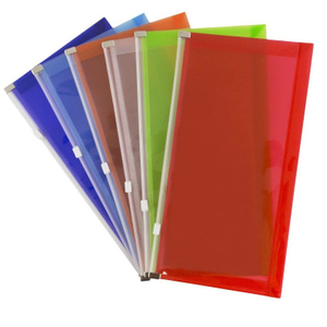 Plastic Envelopes with Zip Closure