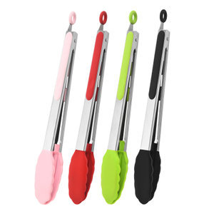 12Inch Kitchen Tongs With Silicone Non-Slip Grip