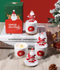 Christmas Scented Candles with Gift Box Santa Claus Festival Arrange Ornaments Scented Candle Gift for Holiday Home Decoration