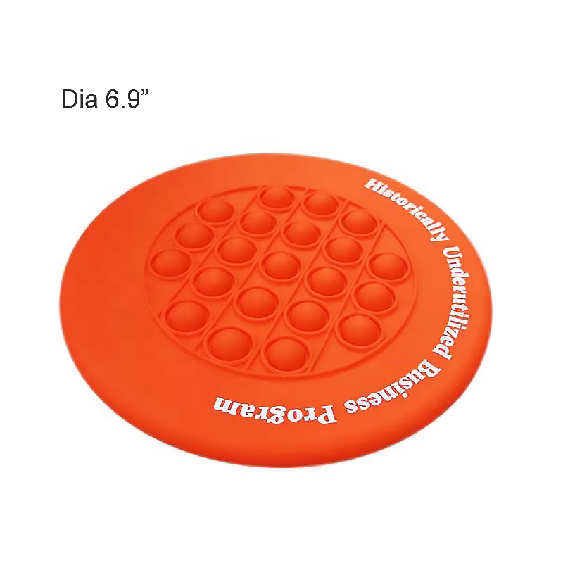 Pop-it fidget toy Durable Dog Toys TPR Soft Flying Discs Sensory Antistress Toys