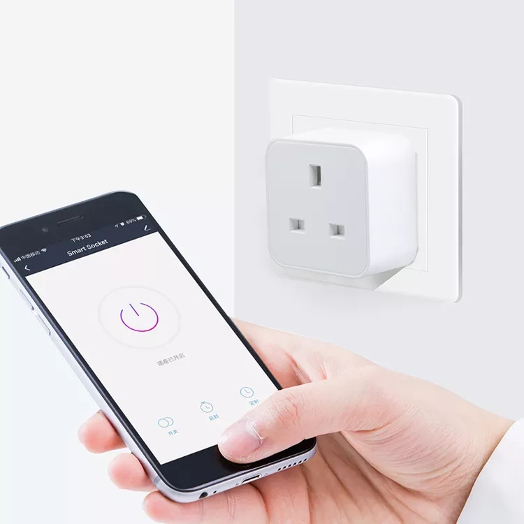 Home Smart Plug Wi-Fi Outlet Socket Dimmer Brightness Adjust Timer Works with Alexa and Google Home Remote Control