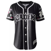 Embroidery Youth Stitched V Neck Sublimation Blank Mens Custom Mesh Plain Baseball Jersey Uniform Shirts