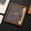 Classic Ruled Premium Paper Notebook with Pen Loop and Pen, A5 200 Pages Soft Faux Leather Hardcover Cover