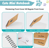 Hardcover Kraft Spiral Mini Square Sketchbook Notepad School Office Supplies