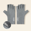 Winter Velvet Warm Dew Glove Plus Velvet Half Finger To Write Gloves