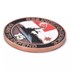 Personalised Custom logo 2D 3D Zinc Alloy Brass Engraving Die Struck Souvenir Enamel Coin Manufacturer Challenge Coins
