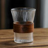 Heat-resistant Glass Cup Coffee Mug With Bamboo Sleeve Beer Mug Tea glass Water Milk Glass Cup Drinkware