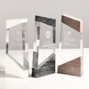 Personalized Crystal Employee Glass Award Plaque Customized Name Service Period Unique Corporate Service Award