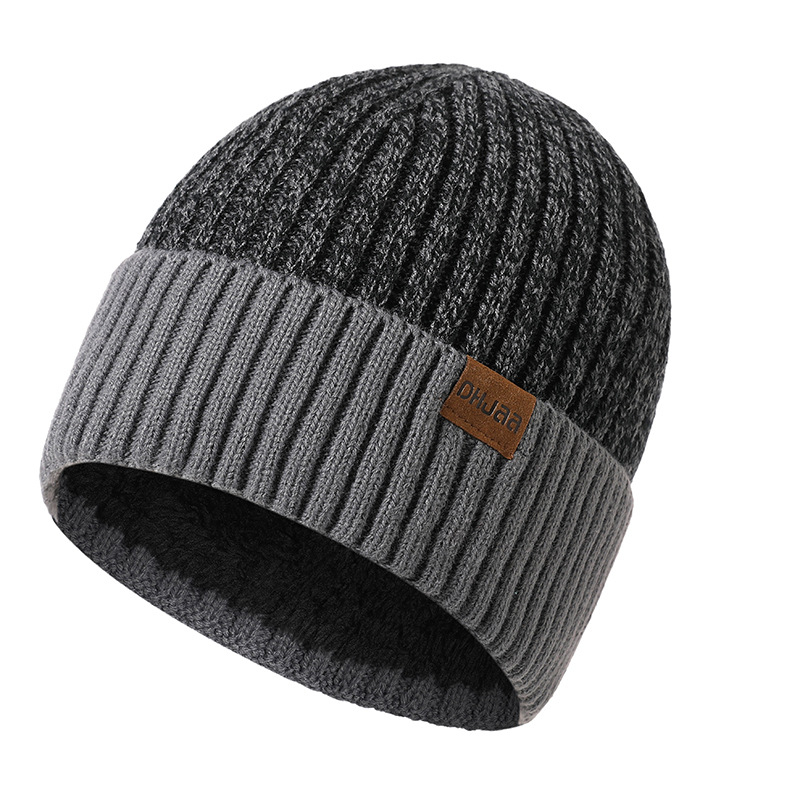 Slouchy Warm Winter Hats Acrylic Knit Cuff Beanie Cap Daily Beanie Hat Women Men Woman Man Unisex