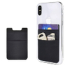 Phone Card Holder Adhesive Wallet Stick On Stretchy Dual Pocket Cell Phone Back Case Sleeve