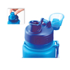 Collapsible Silicone Water Bottle Leak Proof Twist Cap BPA Free 22 oz