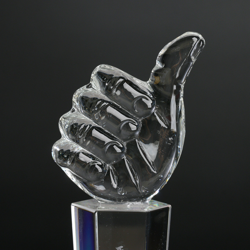 Personalized Glass Employee Years of Service Award Plaque Custom Employee & Company Name