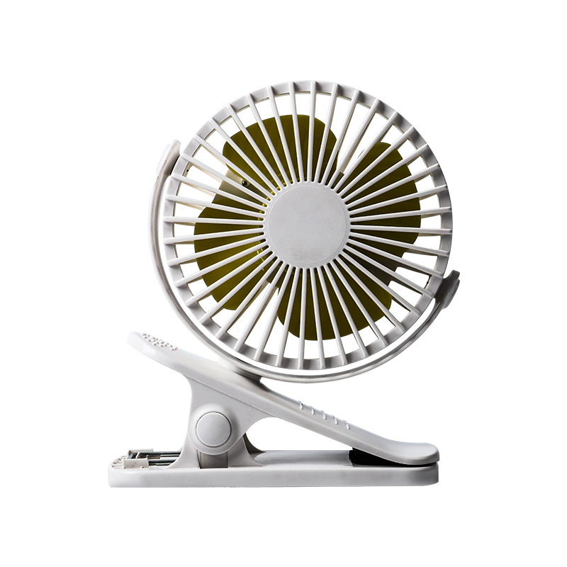 USB Powered Clip on Fan Portable Fan 3 Speeds Strong Airflow Small Table Fan Quiet Personal Desk Fan & Clip Fan