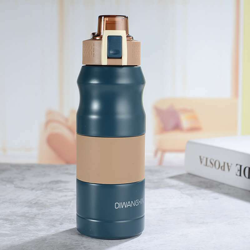 Stainless Steel Water Bottle Double Wall Vacuum Insulated Auto-Spout 17OZ, 20 OZ Metal Cup