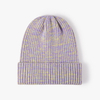 Color Matching Fashion Beanie Hat Knit Ski Cap Beanie for Men Women