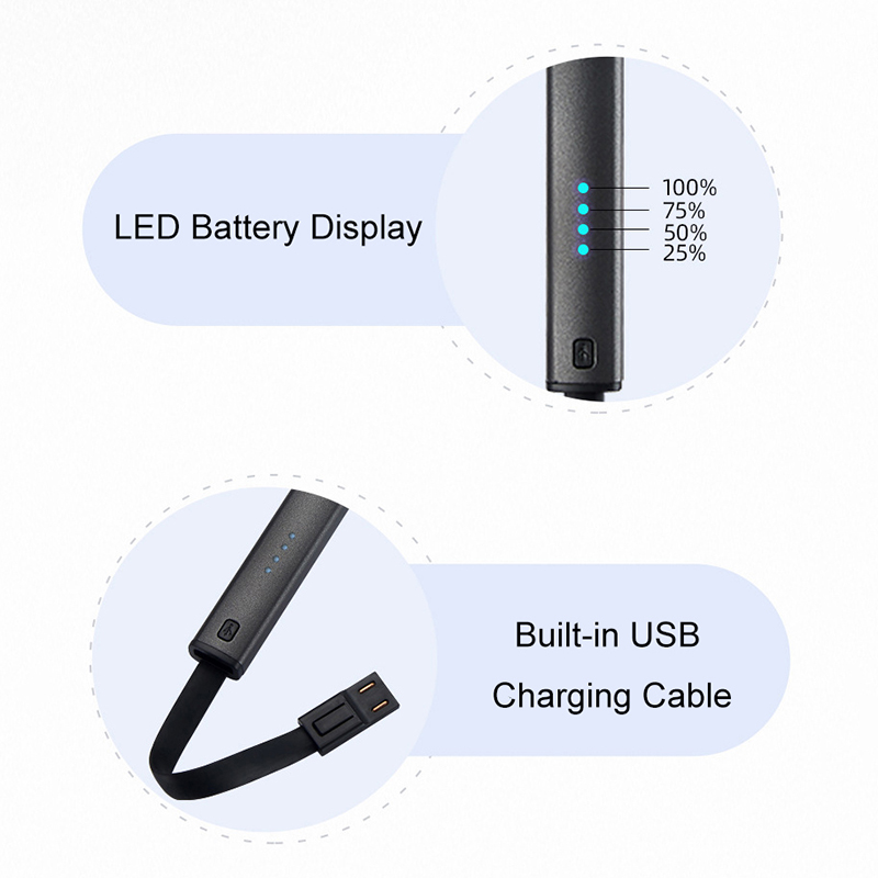 Windproof Flameless USB Rechargeable Arc Lighter with Safety Lock for Candle BBQ Camping Fireworks