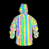 Autumn And Winter Waterproof Dazzling Color Reflective Jacket for Night Wear Colorful Laser Dalian Hat Coat