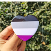 2.3" Heart Button Safety Pin