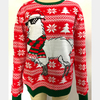 Unisex Christmas Patterns Reindeer Snowman Pullover Sweater