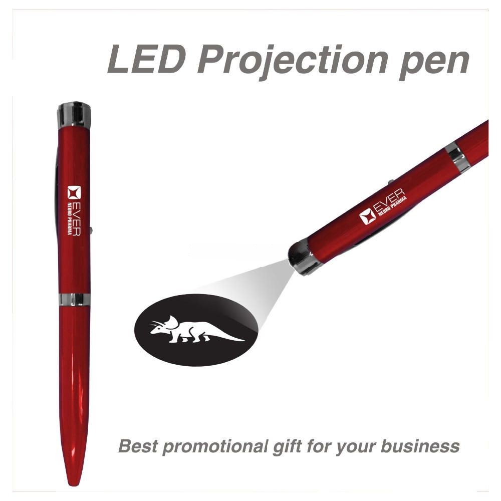 Promotional LED Logo Projector Pen