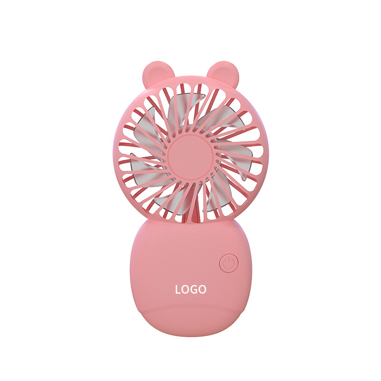 New Handheld Pocket Mini Fan Portable with Stand USB Charging Fan Gift