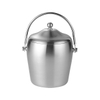 Ice Bucket Insulated with Lids for Parties and Bar Stainless Steel Double Wall