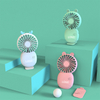 New Handheld Pocket Mini Fan Portable with Stand USB Charging Fan Gift