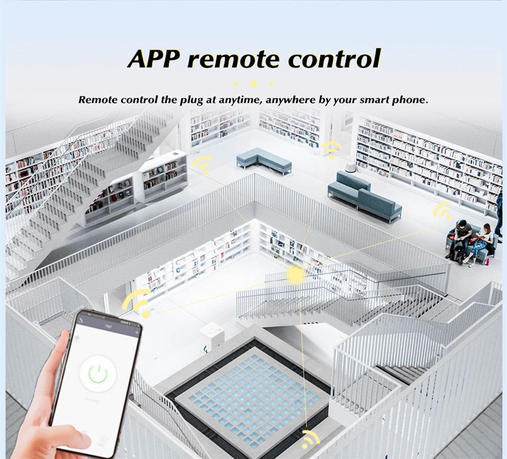 Mini Smart Plug Wi-Fi Outlet Socket Dimmer Brightness Adjust Timer Works with Alexa and Google Home Remote Control