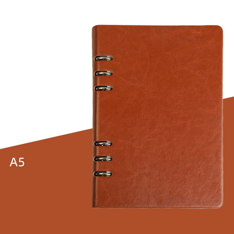 Business Notebook Executive Journal for Men and Women Leather Cover loose-leaf binder Office Journal Notebook