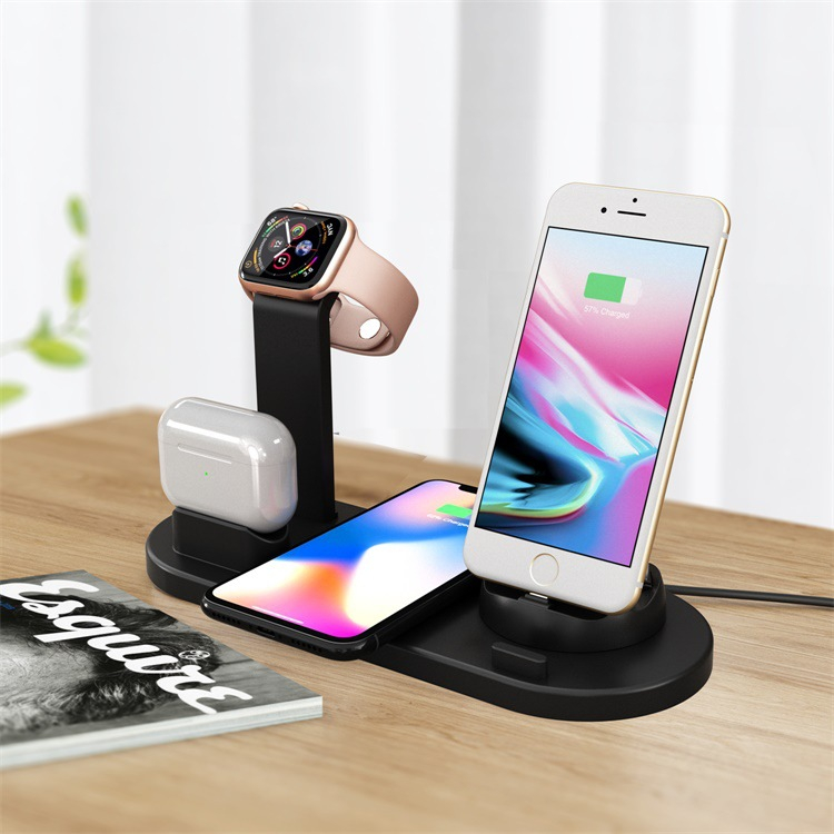 3 in 1 Wireless Charger 15w Fast Wireless Charging Station Compatible with iPhone, Apple iWatch, AirPods 3/2/Pro