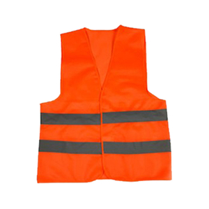  Reflective Safety Vest Volunteer Workwear Waistcoat with High Reflective Strips Bright Neon Color