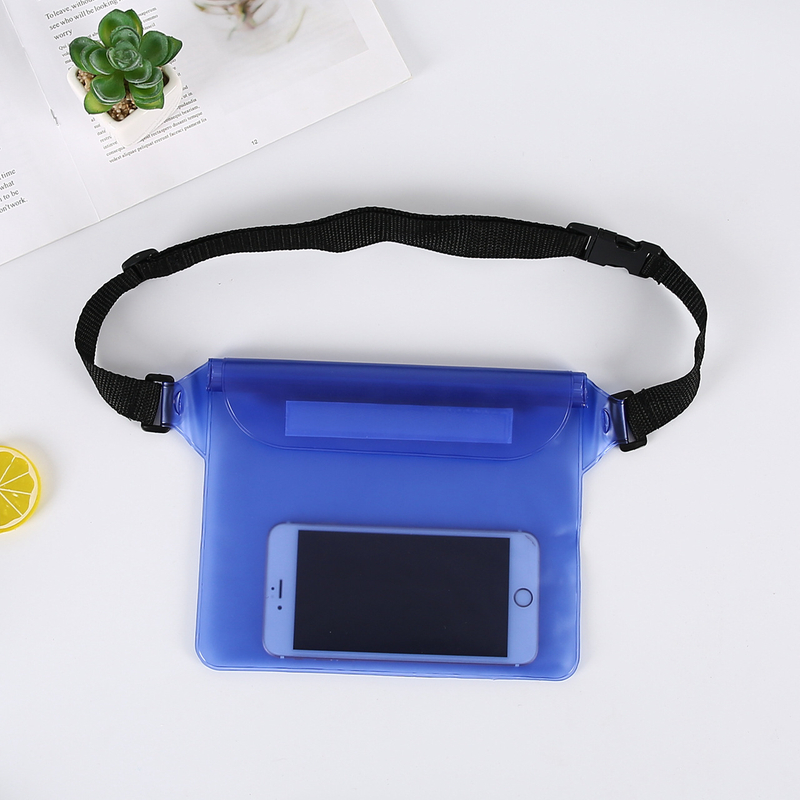 Waterproof Waist Pouch Bag with Adjustable Strap Screen Touchable Dry Bag with Adjustable Belt for Beach, Swimming