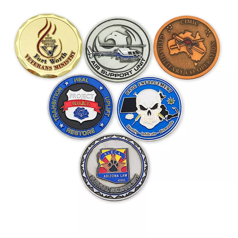 Personalised Custom logo 2D 3D Zinc Alloy Brass Engraving Die Struck Antique Bronze Souvenir Commemorative Coin
