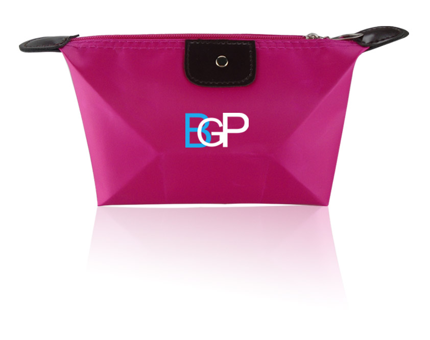Waterproof Portable Custom Logo Comestic Wash Bag-10.6 " x 4.7 " x 2.8 "