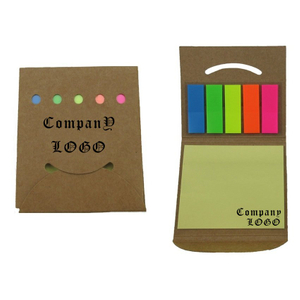 Promotional Sticky Note Pad Booklet In Pocket Case